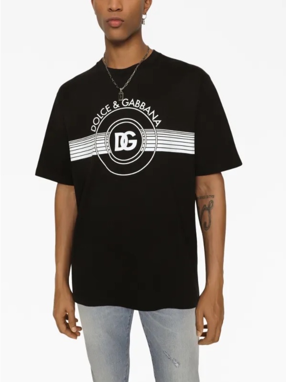 Dolce & Gabbana T-Shirt Graphic in Black & White NWT